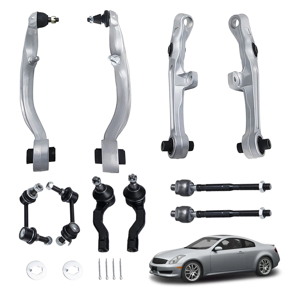 Set of 10 Lower Control Arms for Nissan G35 350Z (2003–2009)