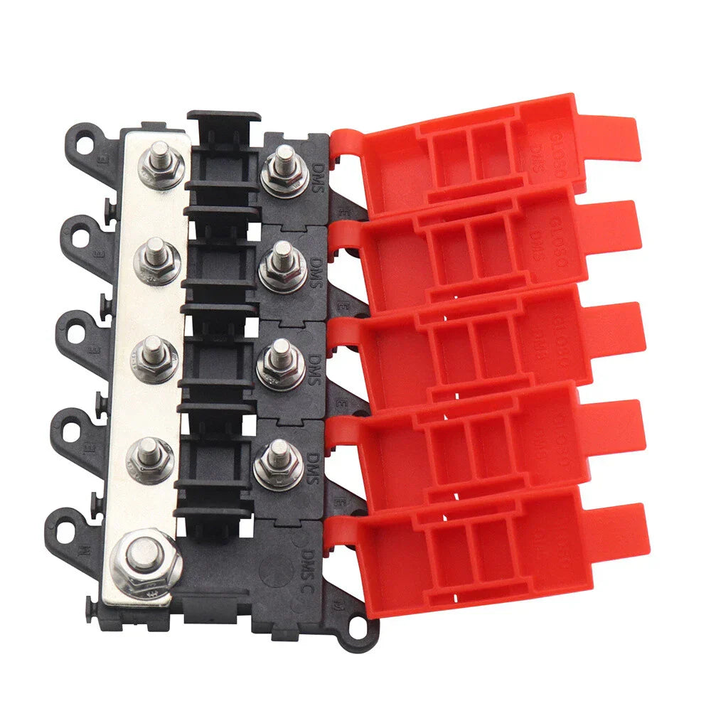 200A 4-Way Fuse Holder Distribution Block for Universal Applications