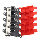 200A 4-Way Fuse Holder Distribution Block for Universal Applications