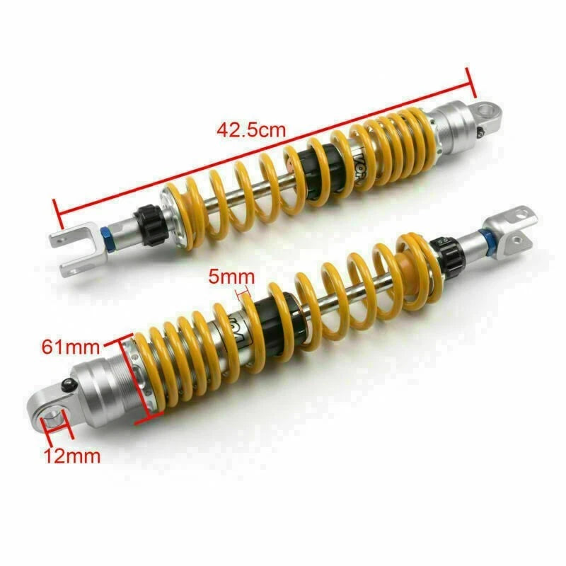 Rear Air Shock Absorbers for Honda Silver Wing 600 (2001–2013)