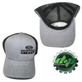 Richardson 112 Gray Denim Black Mesh Hat for Ford Powerstroke Truck