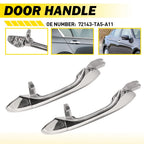 2pcs Chrome Exterior Door Handle for Honda Accord (2008–2012)