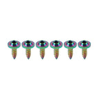 6 x M5x15mm Titanium Torx Head Self Tapping Screws Fasteners for Cars