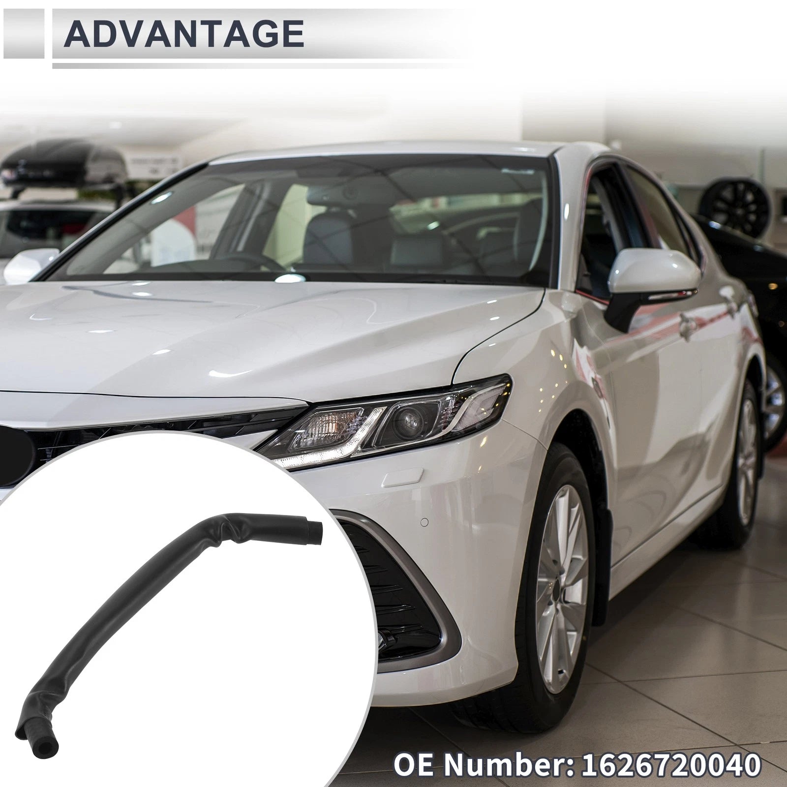 Radiator Coolant Hose for Toyota Solara (2004–2008) No. 16267-20040 Rubber