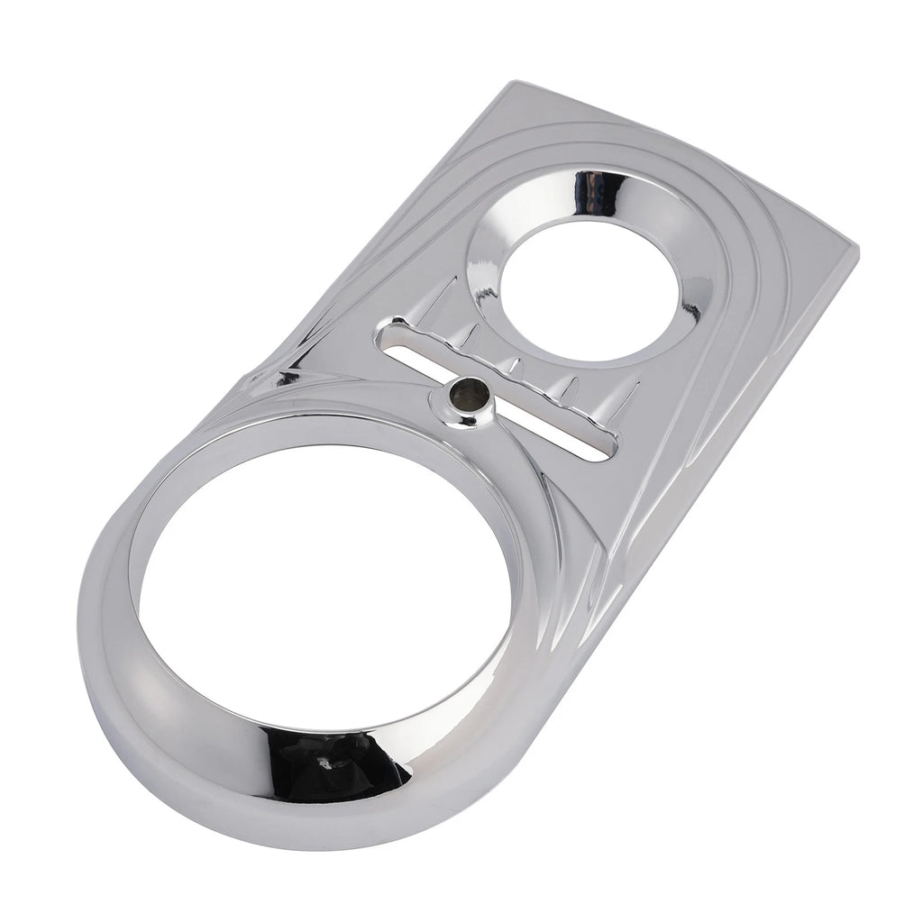 Gas Tank Dash Panel Insert Cover for Harley Softail FLSTC FXST Chrome