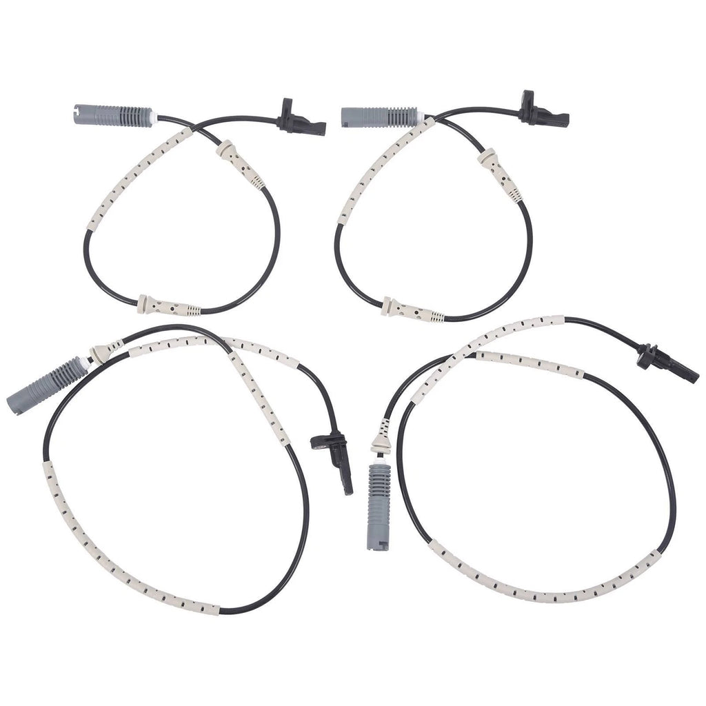 Set of 4 ABS Wheel Speed Sensors for BMW 135i 328i 330i 335d 335i 335is (2007–2013)