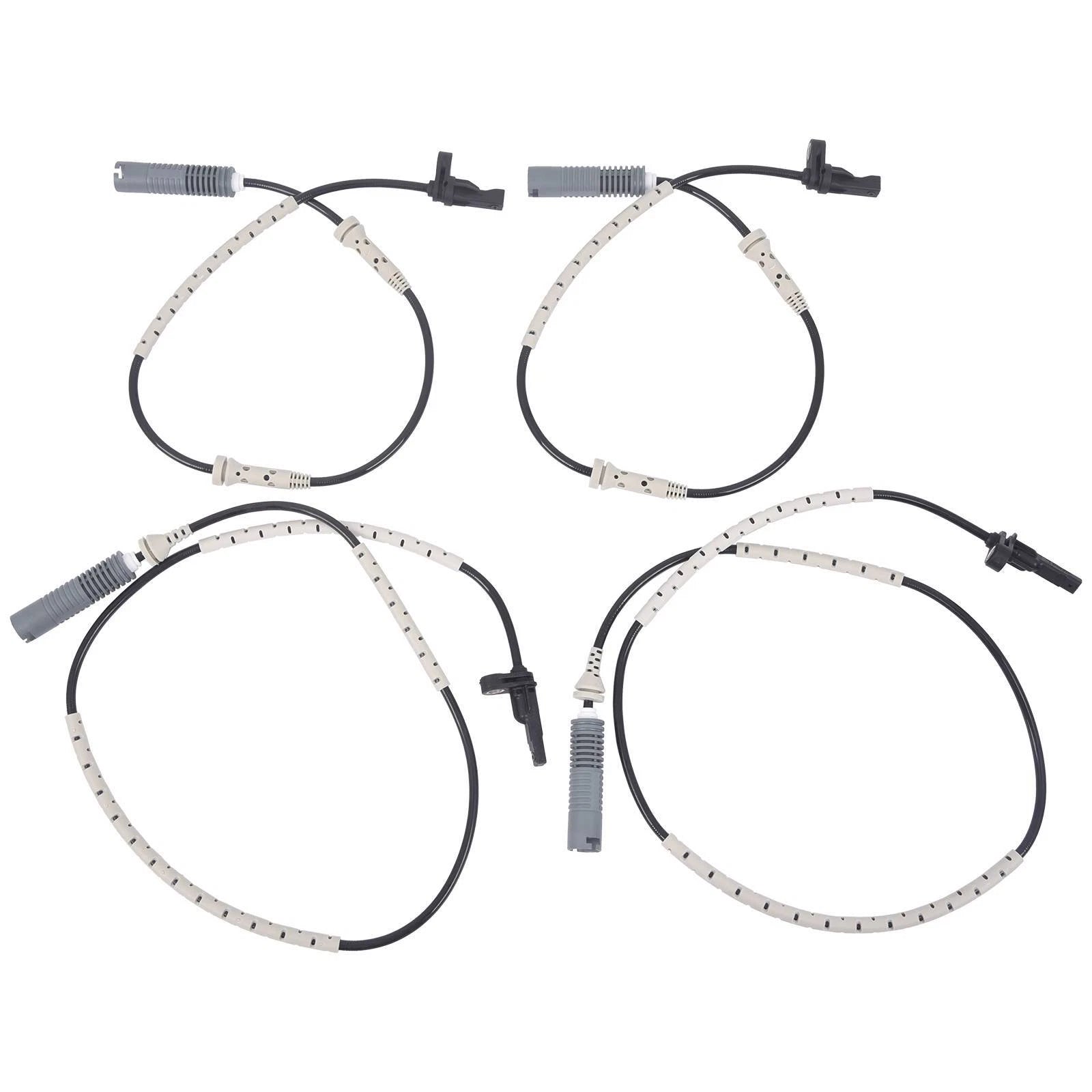 Set of 4 ABS Wheel Speed Sensors for BMW 135i 328i 330i 335d 335i 335is (2007–2013)