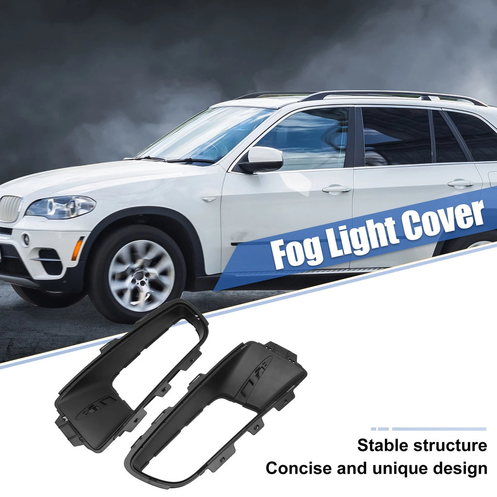 1 Pair Fog Light Grille Cover Trim for BMW X5 E70 (2007–2013) 51117172450 51117172449