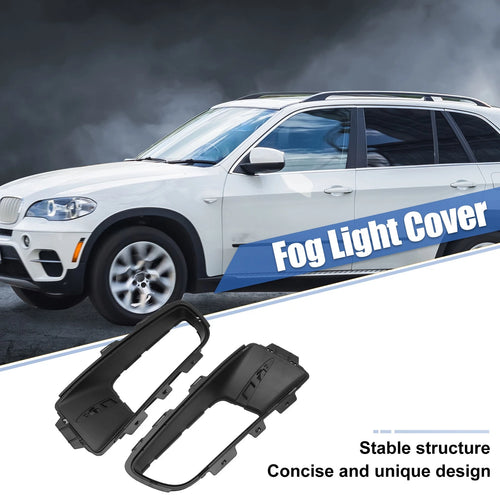 1 Pair Fog Light Grille Cover Trim for BMW X5 E70 (2007–2013) 51117172450 51117172449