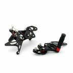 Aluminum Rearsets Footpegs Pedals for Suzuki GSX-R 600 750 (2011–2019) Black T9