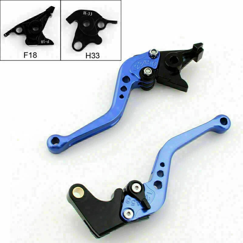 Short Brake Clutch Levers for Honda CBF1000 (2010–2013), VFR1200F (2016–2017) Blue T9