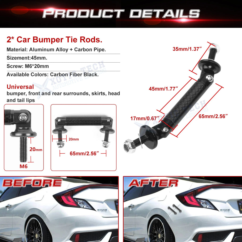 Bumper Trunk Splitter Fastener for Honda Acura (2017-2022)