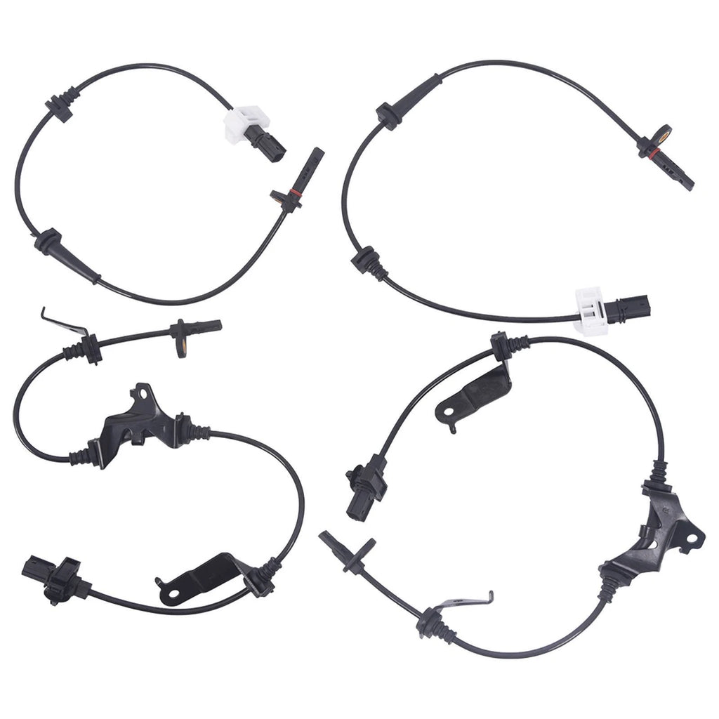Set of 4 ABS Wheel Speed Sensors for Honda Accord (2008–2012) Acura TSX (2009–2014)
