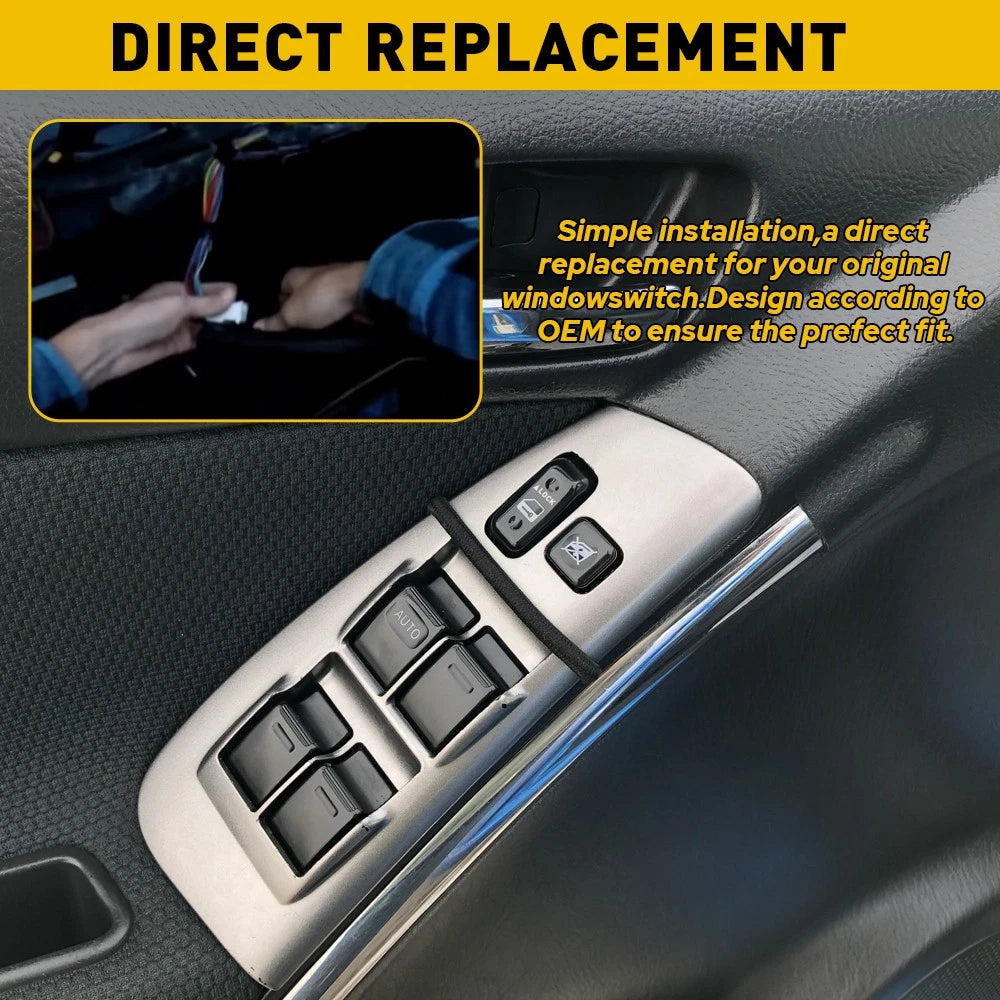 Driver Side Electric Power Window Master Switch for Toyota Matrix (2003–2008)