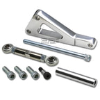 Polished Aluminum Alternator Bracket Kit for Small Block Chevy (1969–1986)