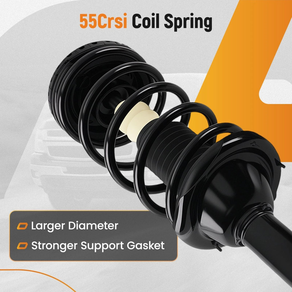 Set of 4 Complete Struts with Spring for Subaru Forester (1998–2002)