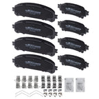 8pcs Brake Pads Set for Toyota Highlander (2014–2020), Sienna (2011–2024)