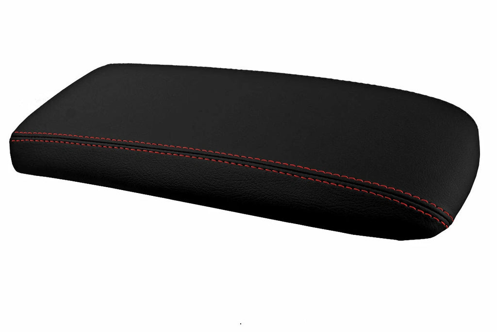 Console Lid Pull Over Cover for Ford Explorer (1995–2001) Red Stitch