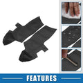 Front Door Panel Armrest Covers for Hyundai Santa Fe (2006-2012) Black 2 x