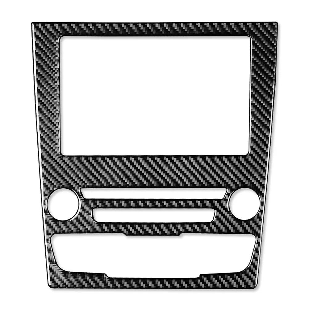 Carbon Fiber GPS Navigation Panel Cover Trim for Ford Fusion Mondeo (13-19)