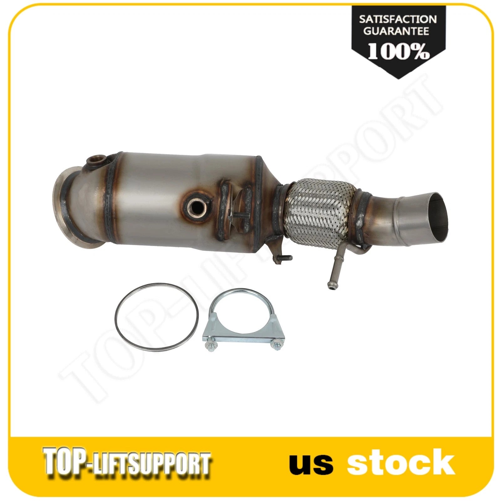 Front Catalytic Converter for BMW 228i 320i 328i xDrive 428i (2012–2016)