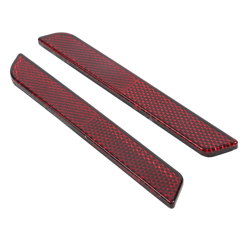 Red Reflectors for Harley Touring Road King (1994–2013) Saddlebag Latch