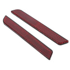 Red Reflectors for Harley Touring Road King (1994–2013) Saddlebag Latch