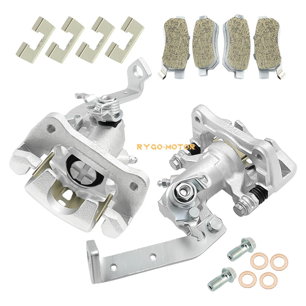 2 Pack Rear Brake Calipers w/Ceramic Pads for Honda Big Red MUV700 (2009–2013)