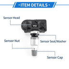 Tire Pressure Sensor 433MHz for Volkswagen Touareg (2015–2018) No.5Q0907275F