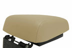 Leather Console Lid Armrest Cover for Mitsubishi Montero (2001–2006) Beige