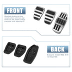 Set of 4 Accelerator and Brake Pedal Covers for Nissan Qashqai J11 (2016)