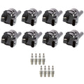 Set of 8 Ignition Coils & NGK Iridium Spark Plugs for Camaro Corvette