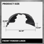 Front Fender Liner Splash Shield for Audi A6 (2012–2016)