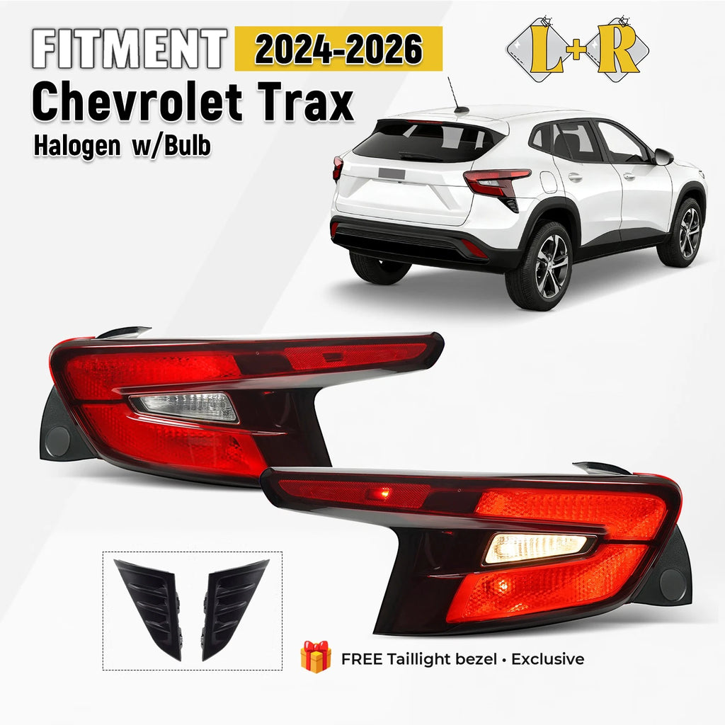 Halogen Tail Light Brake Lamp Set for Chevy Trax (2024–2026)