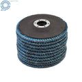 50 Pack 40 Grit Zirconia Flap Disc Sanding Grinding 4-1/2" X 7/8"