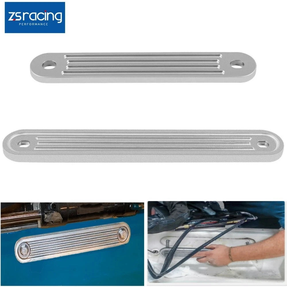 Set of 2 Transom Support Plates TSP-1 & TSP-2DP 12" x 2" & 15" x 2"