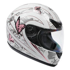 Motorcycle Full Face Helmet for Street Dirt Bike (S, M, L) DOT Approved