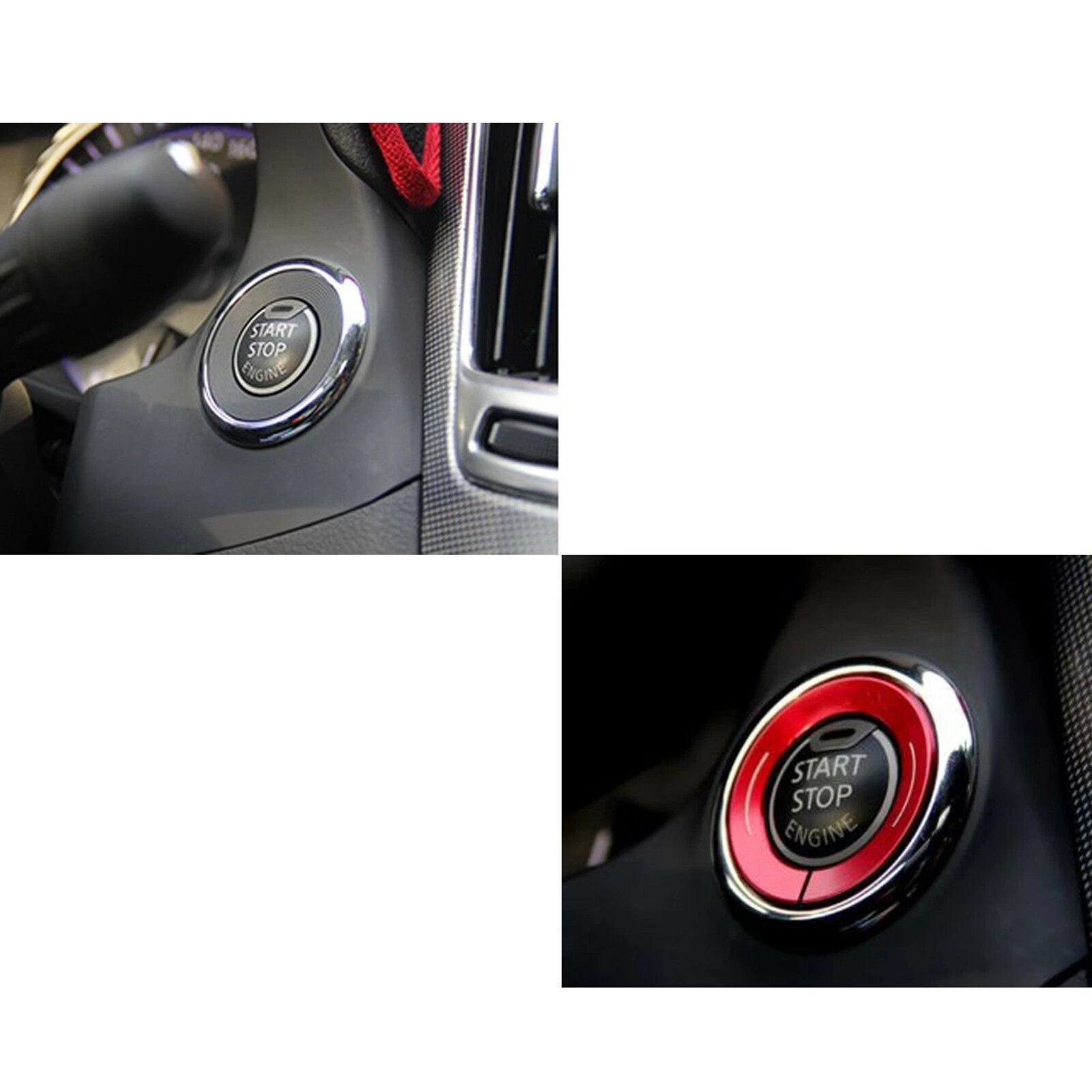Ignition Start Stop Button Ring for Infiniti Q50 Q60 QX60 (2014-2024)