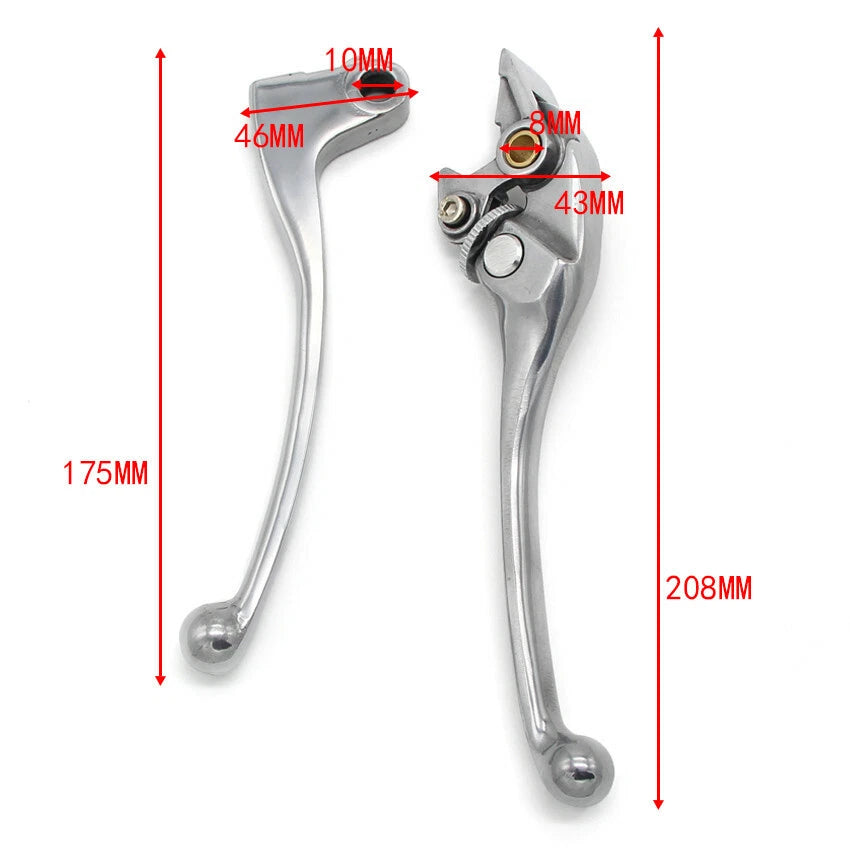 Brake Clutch Levers for Honda VFR400 CB400F CB500S CBR250 CBR900 (1986–2000)