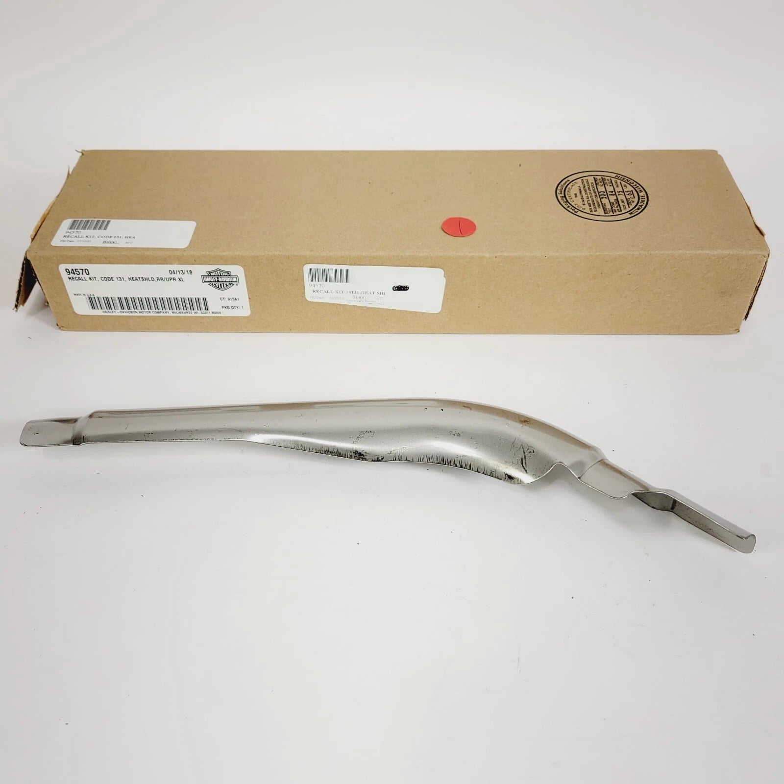 Rear Upper Heatshield Recall Kit for Harley-Davidson Sportster (2007–2022) 94570 66851-07