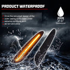Set of 2 Smoke Lens Amber LED Side Marker Lamps for Mercedes Benz W211 E Class