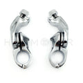 1.25" Highway Short Angled Foot Peg Mounts Kit for Harley Touring