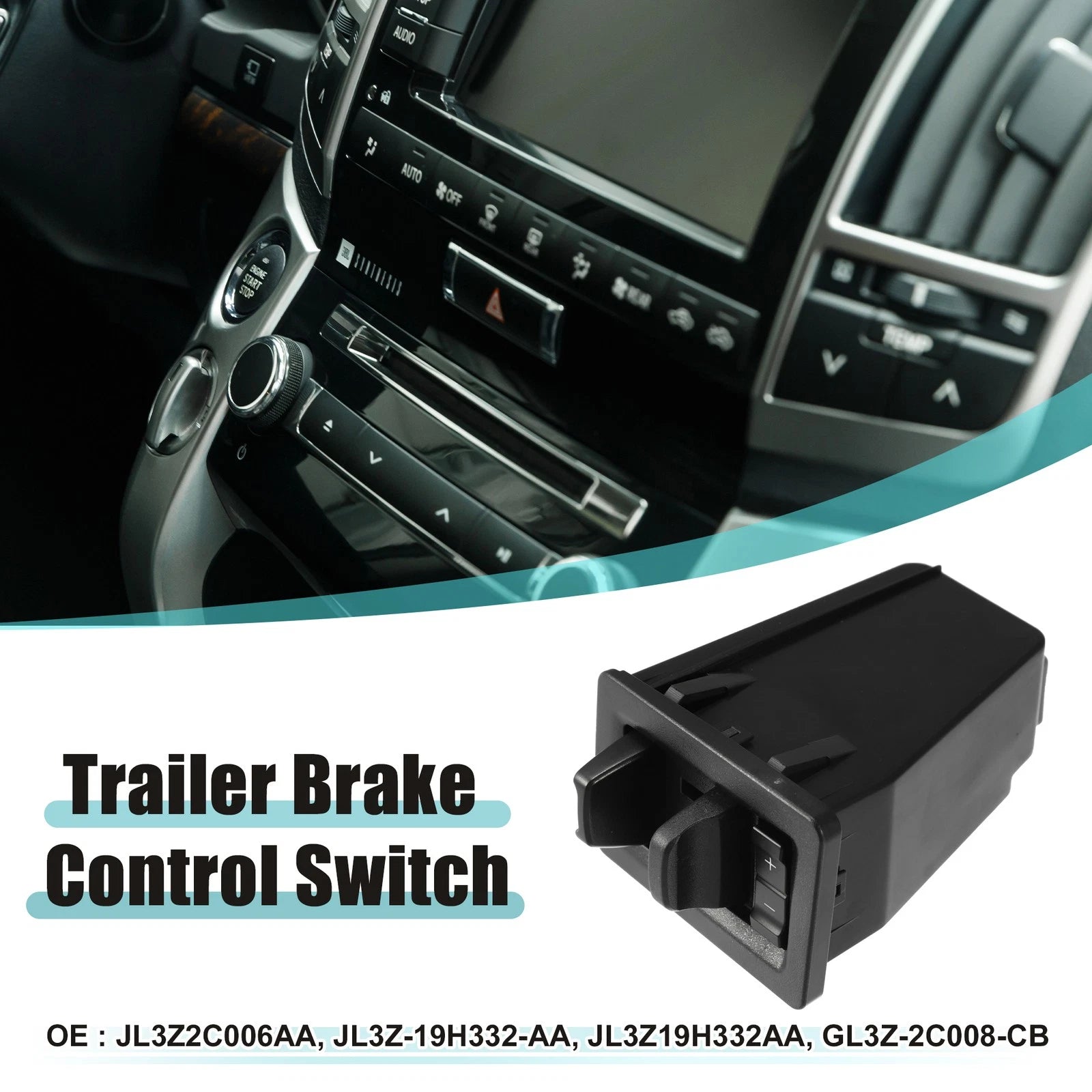 Interior Trailer Brake Controller Module for Ford F-150 (2015–2019)