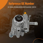 Power Steering Pump for Lexus GS400 SC430 V8 4.0L 4.3L (1998–2010) 21-5368