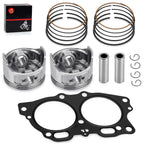 Piston Oversize 0.5mm & Ring Gasket for EZGO Golf Cart Robin 350cc (1996–2008)