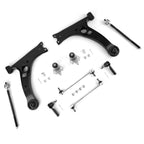 10pc Front Lower Control Arm Ball Joints Tie Rod for 09-13 Toyota Corolla Matrix