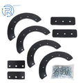 Set of 2 Rubber Paddles for Craftsman Murray Snow Blower (21")