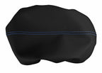 Console Lid Pull Over Cover Leather for Kia Sorento (2010–2013) Blue Stitch