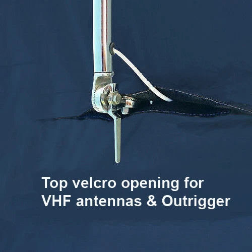 Boat Cover for Seaswirl 2300 WA Striper (T-Top, Hard-Top)