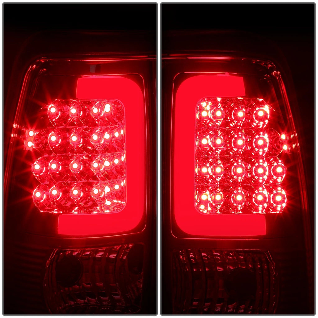LED C-Tube Bar Tail Brake Light Lamps for Silverado Sierra 1500 (2003–2007)